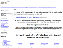 Tablet Screenshot of mrlawnmowers.goodpages.co.uk